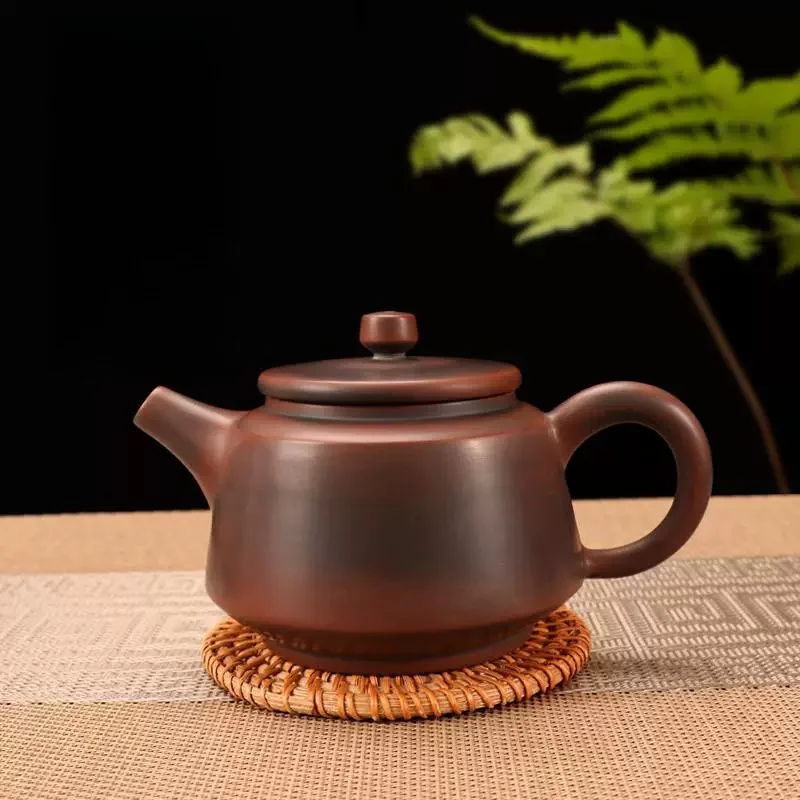 Qinzhou Nixing Pottery Overlord Pot 200cc All Handmade Tea Pot Tea Set Gift Pot Large Capacity