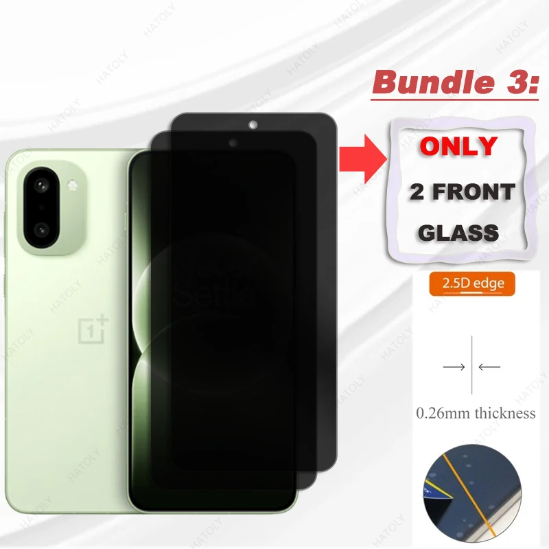 Anti-spy Glass For OnePlus Ace 6T Glass Privacy Screen Protector For OnePlus 15R Anti Glare Camera Protector For OnePlus 15R