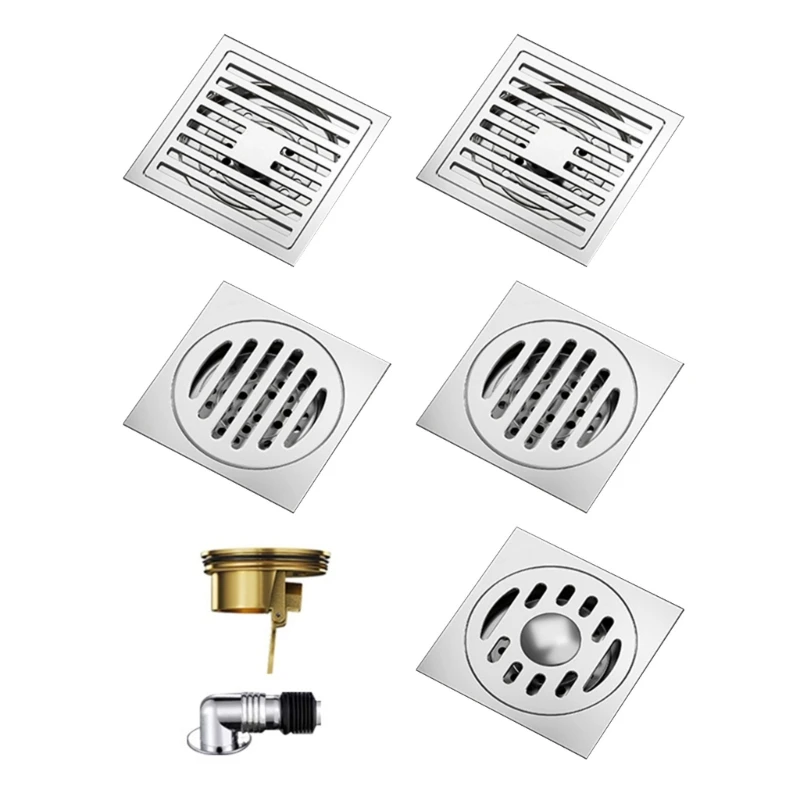 Filtros drenaje baño acero inoxidable resistentes y portátiles, eficaz receptor y residuos para uso diario en