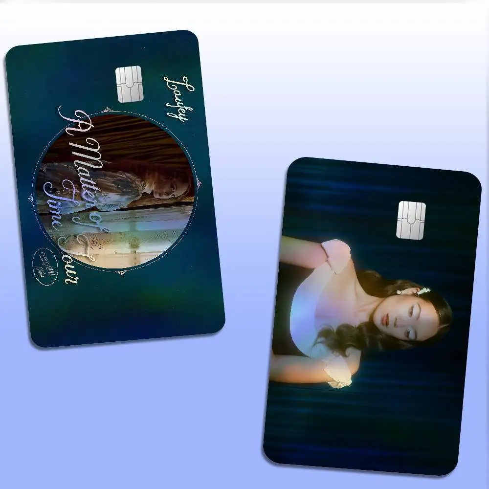 Singer L-Laufeys B-BewitchedS Rainbow Laser Bank Card Stickers Self Adhesive Waterproof Daily Ornament