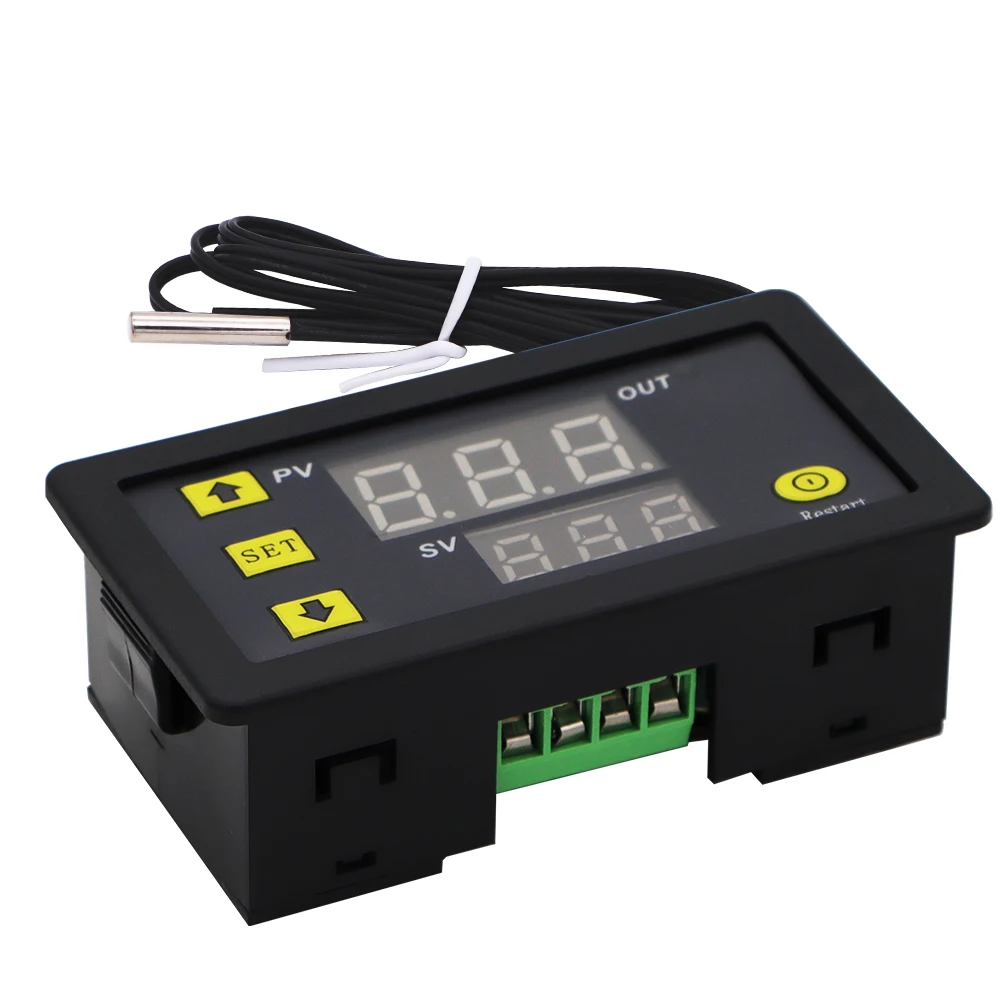 W3230 Thermostat Microcomputer Temperature Controller DC 12V AC 110V 220V 20A With Heating Cooling Control Instrument image 2