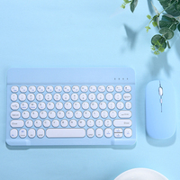 Spanish/Koean/Russian Keyboard Ultra Thin Wireless Keyboard Mouse for iPad Pro for Xiaomi Samsung Keyboard Bluetooth-compatible