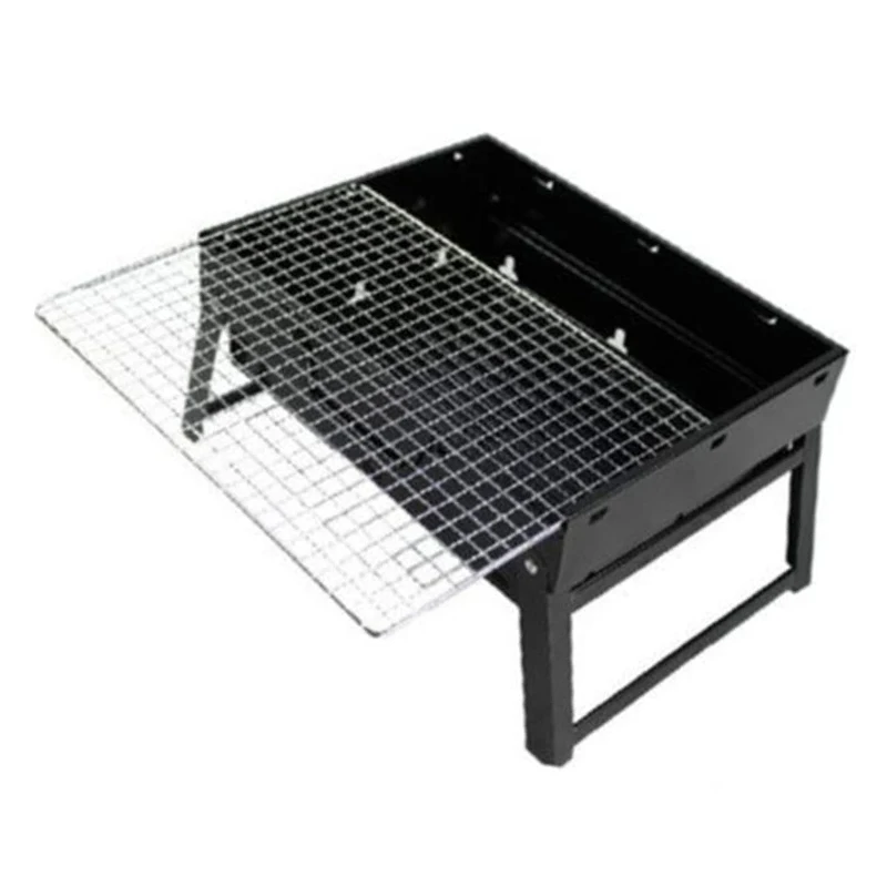 1Pcs BBQ Mesh Disposable Wave Mesh Barbed Wire Food Baking Net Barbecue Grill Outdoor Square Grill Tools 40 X 25CM