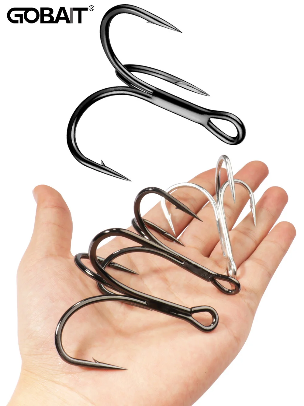 Pack De 3 Hameçons Bluefish DOLPHIN – Taille 6/0 – Gréement En Morceaux – Neuf