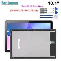 Para Lenovo Tab M10 3. a generación TB328FU TB328XU TB328 10,1 ""pantalla LCD Digitalizador de pantalla táctil piezas de reparación de montaje de vidrio