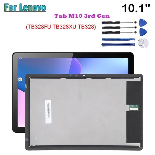 Para Lenovo Tab M10 3. a generación TB328FU TB328XU TB328 10,1 ""pantalla LCD Digitalizador de pantalla táctil piezas de reparación de montaje de vidrio