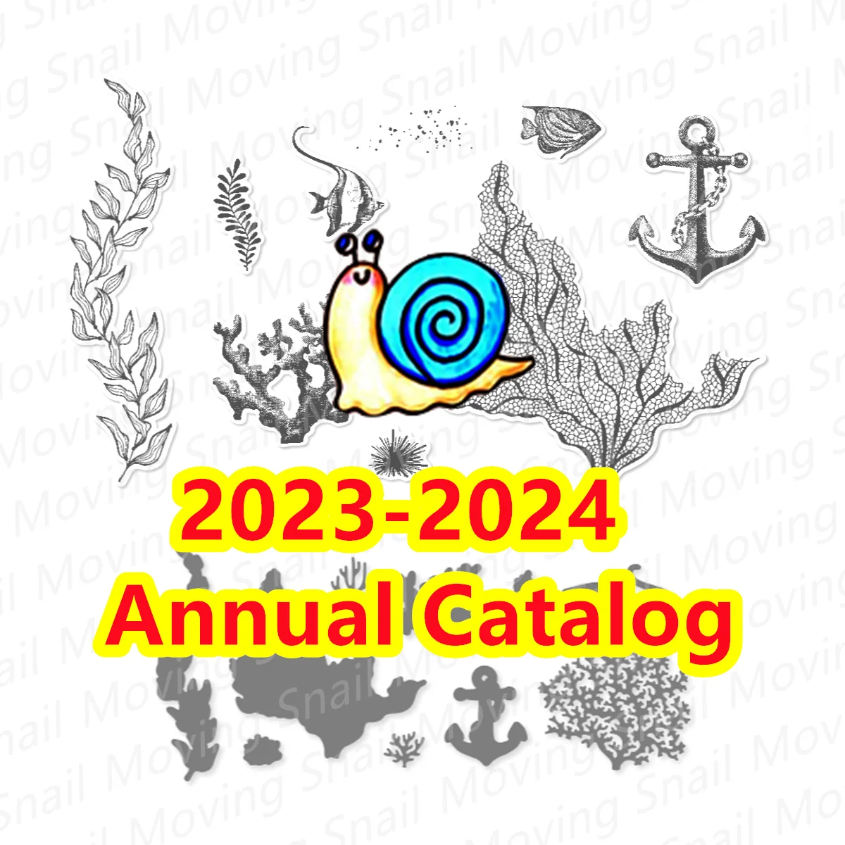 

May 2023 to April 2024 New Catalog Beauty Of The Deep Coral Clear Stamps Set and Metal Cutting Dies Scrapbooking For Card Making