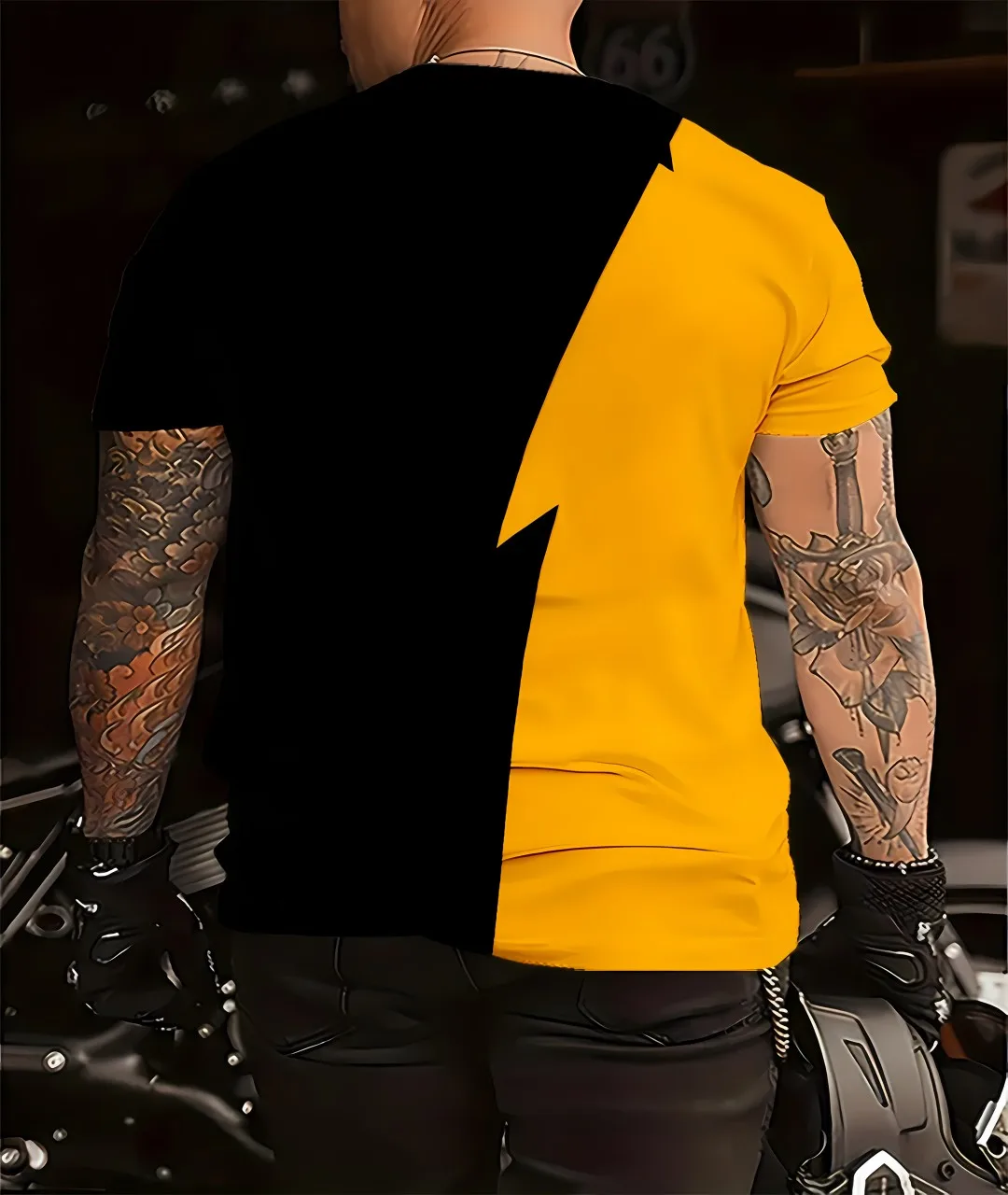تي شيرت رجالي جديد لصيف 2025 خفيف الوزن يسمح بمرور الهواء كاجوال ورياضي من ألياف البوليستر تي شيرت رجالي خارجي