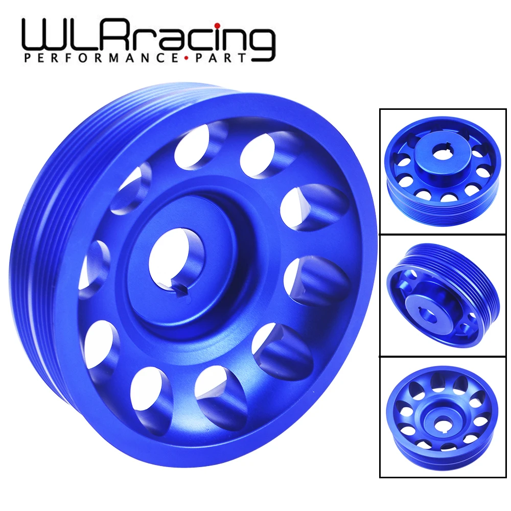 WLR - Light Weight Aluminum Crankshaft Crank Pulley for Subaru Impreza WRX Sti Legacy WLR-CP013