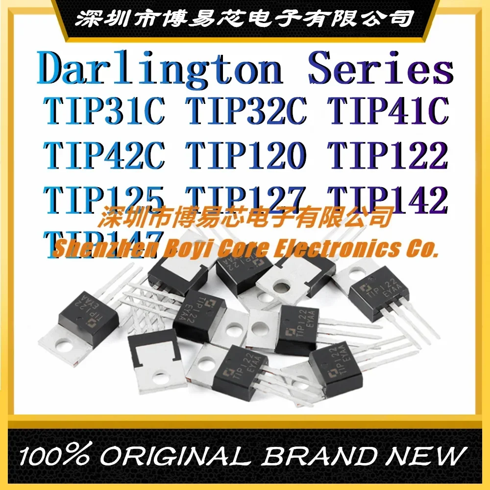 

TIP31C TIP32C TIP41C TIP42C TIP120 TIP122 TIP125 TIP127 TIP142 TIP147 T 220 New Original Genuine