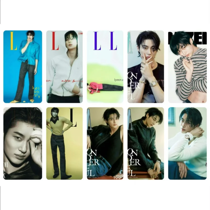 10PC/SET 변우석 Byeon Woo-seok HD Poster Card Stickers Korean TV Loverly Runner Drama Stills Bus Phone Notebook DIY Sticker