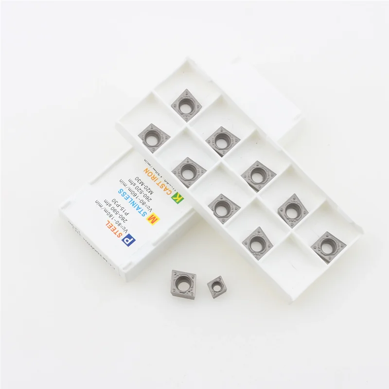 Deskar الأصلي شفرات باستخدام الحاسب الآلي Ccmt060204 Ccmt09T304 Ccmt09T308 Fg Hq Mt Tc Fg Ps Lf90 مخرطة باستخدام الحاسب الآلي قطع كربيد إدراج المعادن السيراميك أداة تحول داخلية لأجزاء الصلب #1