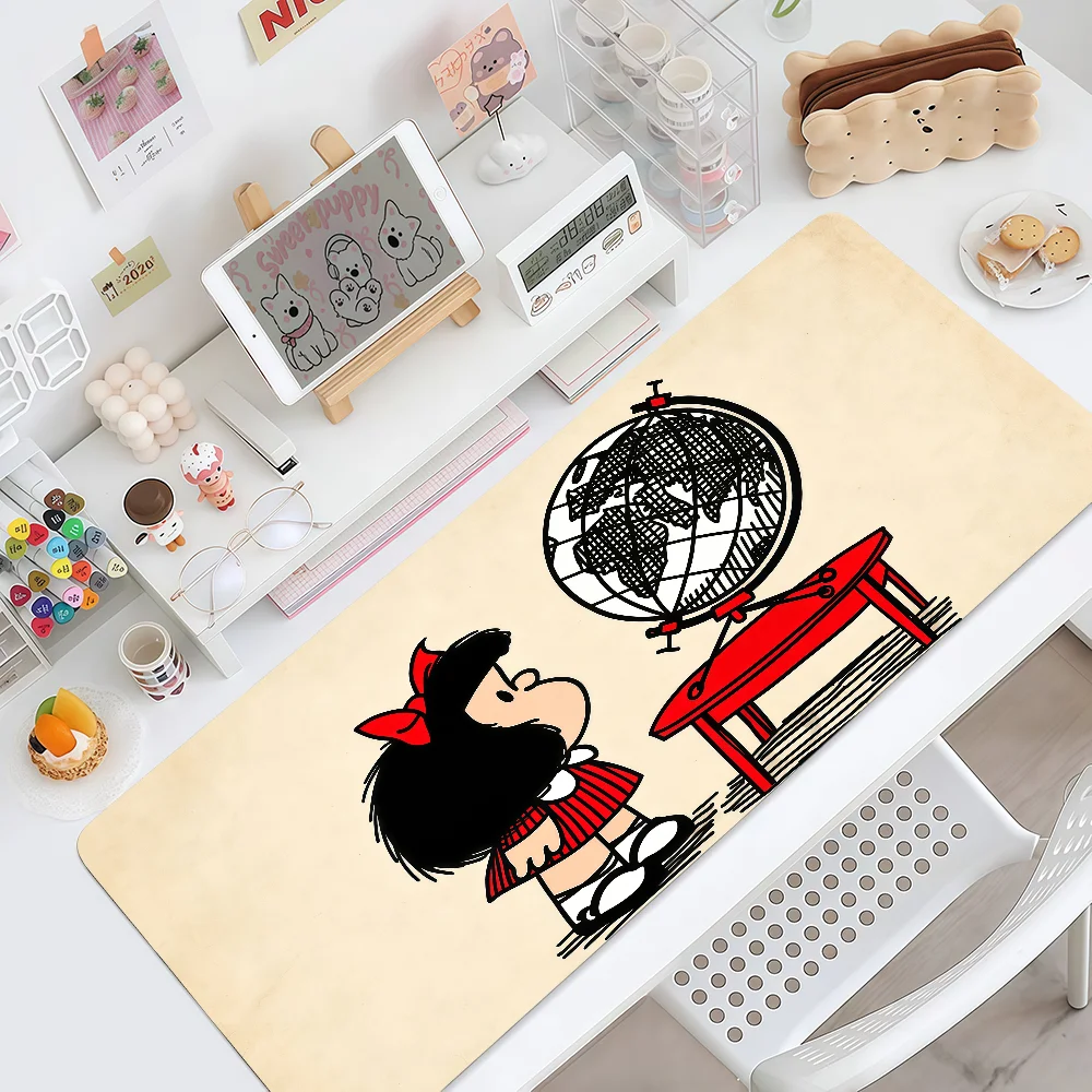Mouse Pad Cartoon MousePad Non-slip Lockedge Office Student Gaming M-Mafalda Funny Cute Thickened Large Writing Pad Cushion