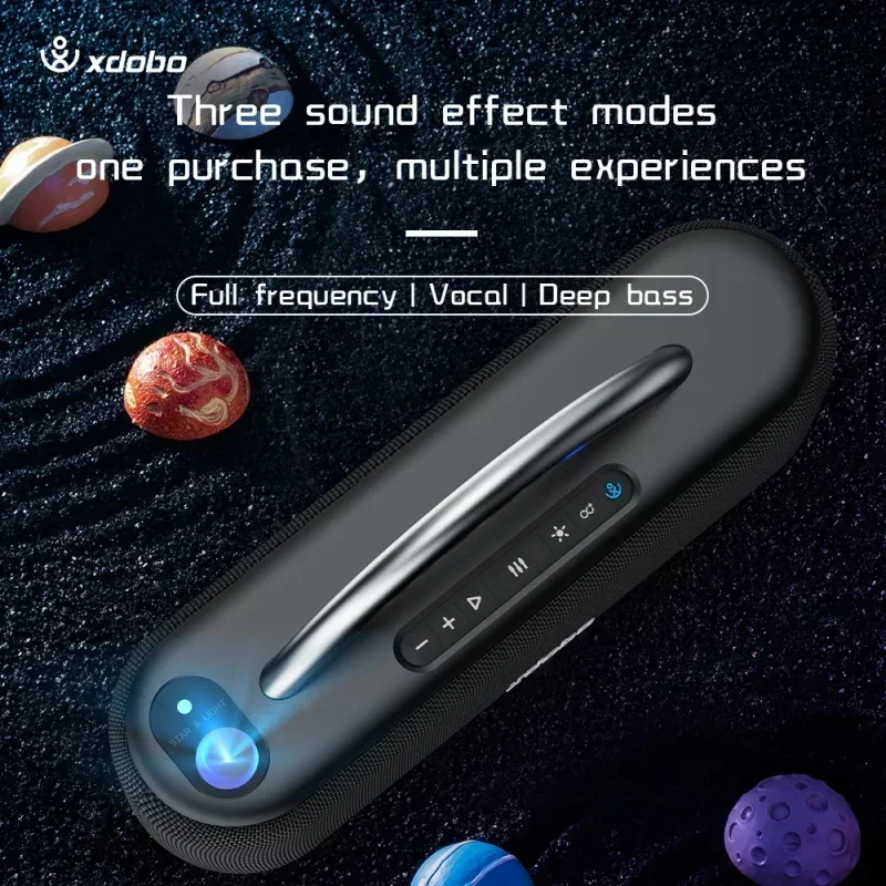 

XDOBO HIFIHigh Power100W Portable Projection Light Colorful Bluetooth Speaker Wireless Waterproof Subwoofer Outdoor Caixa De Som