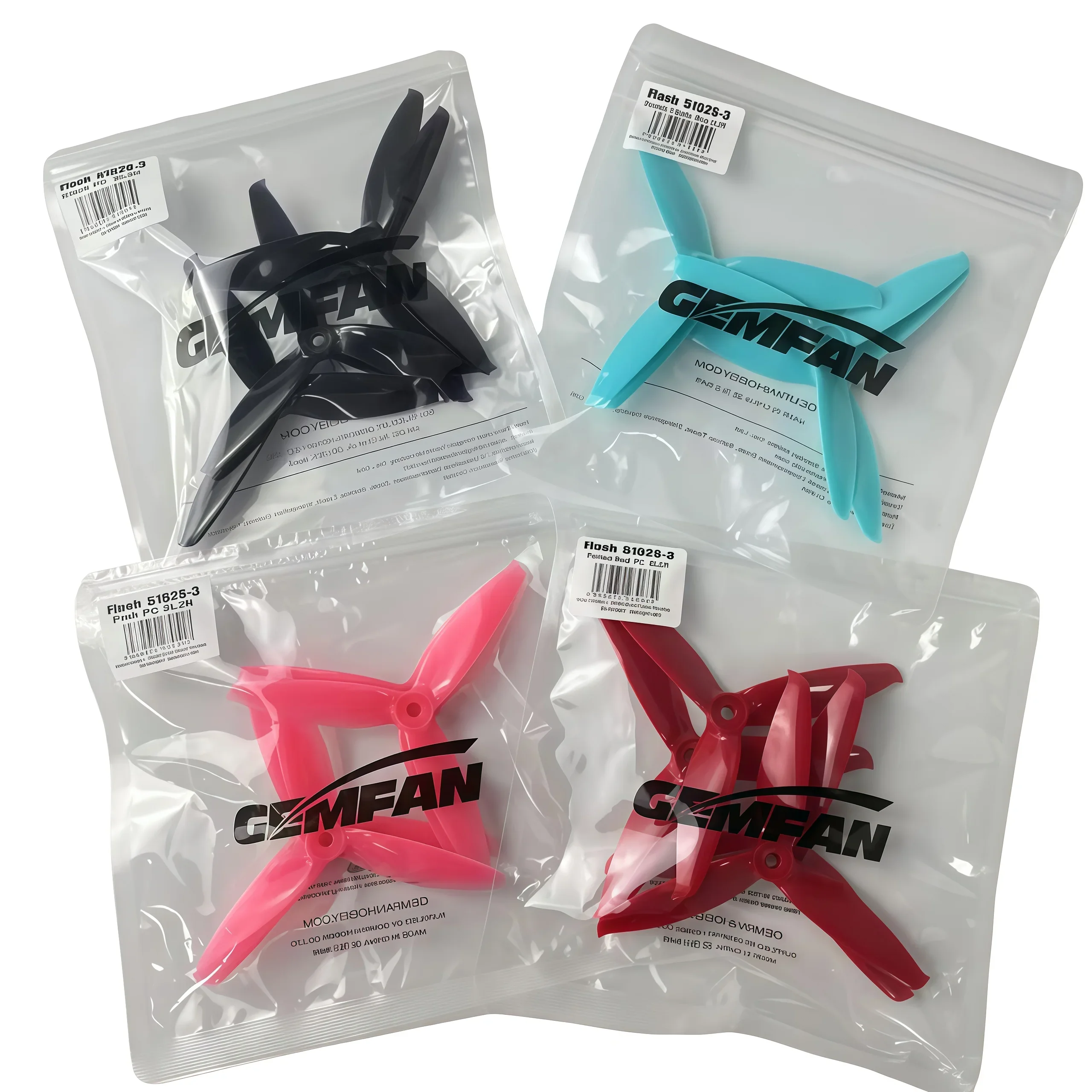 Crossing Machine Propeller Qianfeng 5152 FPV dreiblattiger Hochgeschwindigkeitspropeller Aeromodel explosionsbeständig und sturzsicher