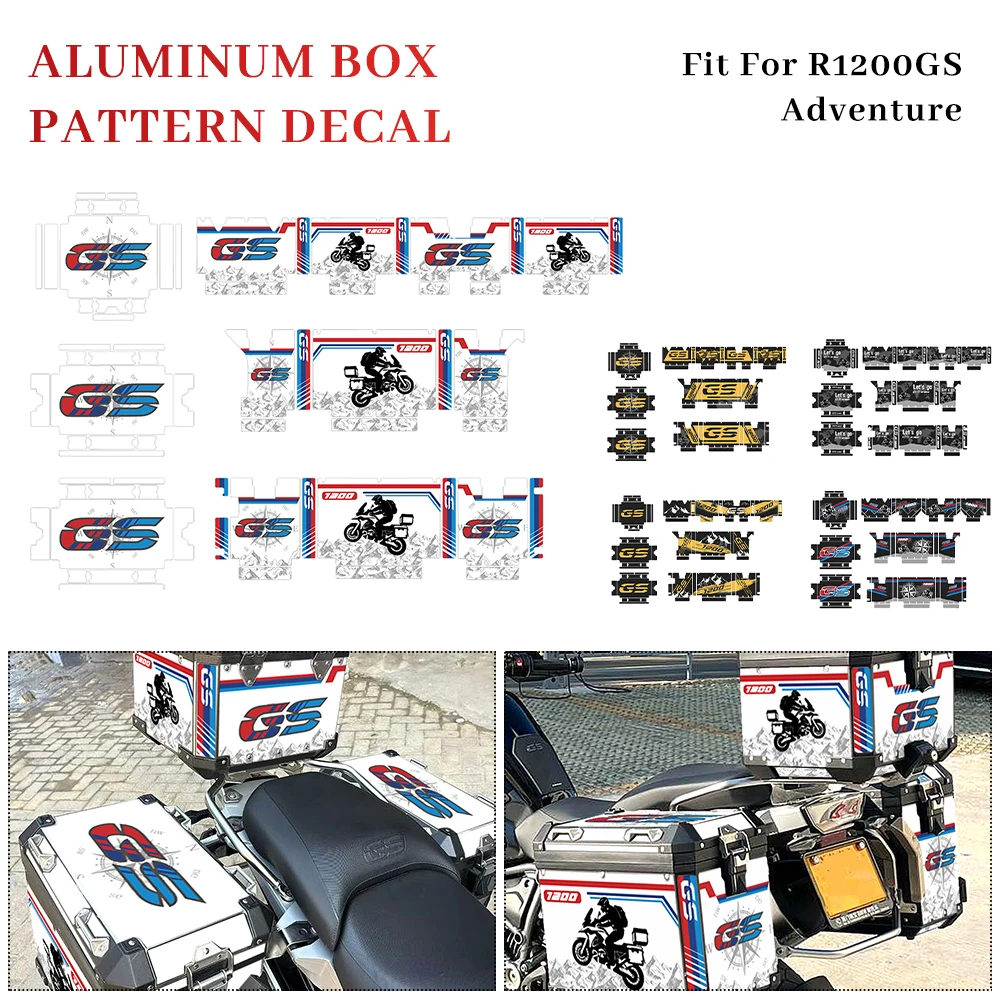 

Светоотражающая наклейка для мотоцикла для кофров BMW, алюминиевая коробка R1200GS Adventure Triple Black 2004-2018