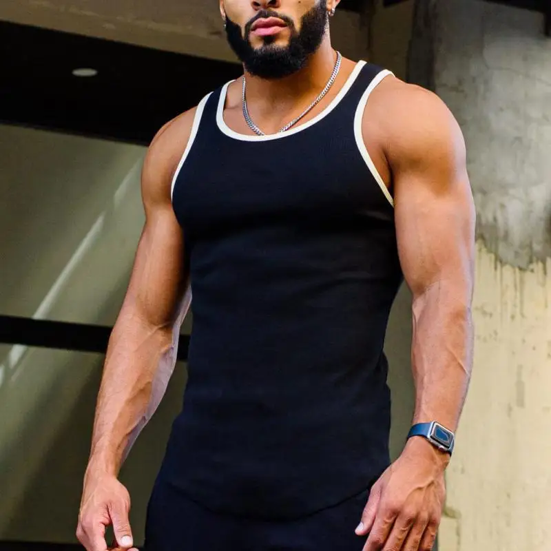 

Summer Tank Tops Casual Popular Men's Clothing 2024 Basketball Outdoor Running Clothes Gym T-Shirts for Man Large Size Tank Top