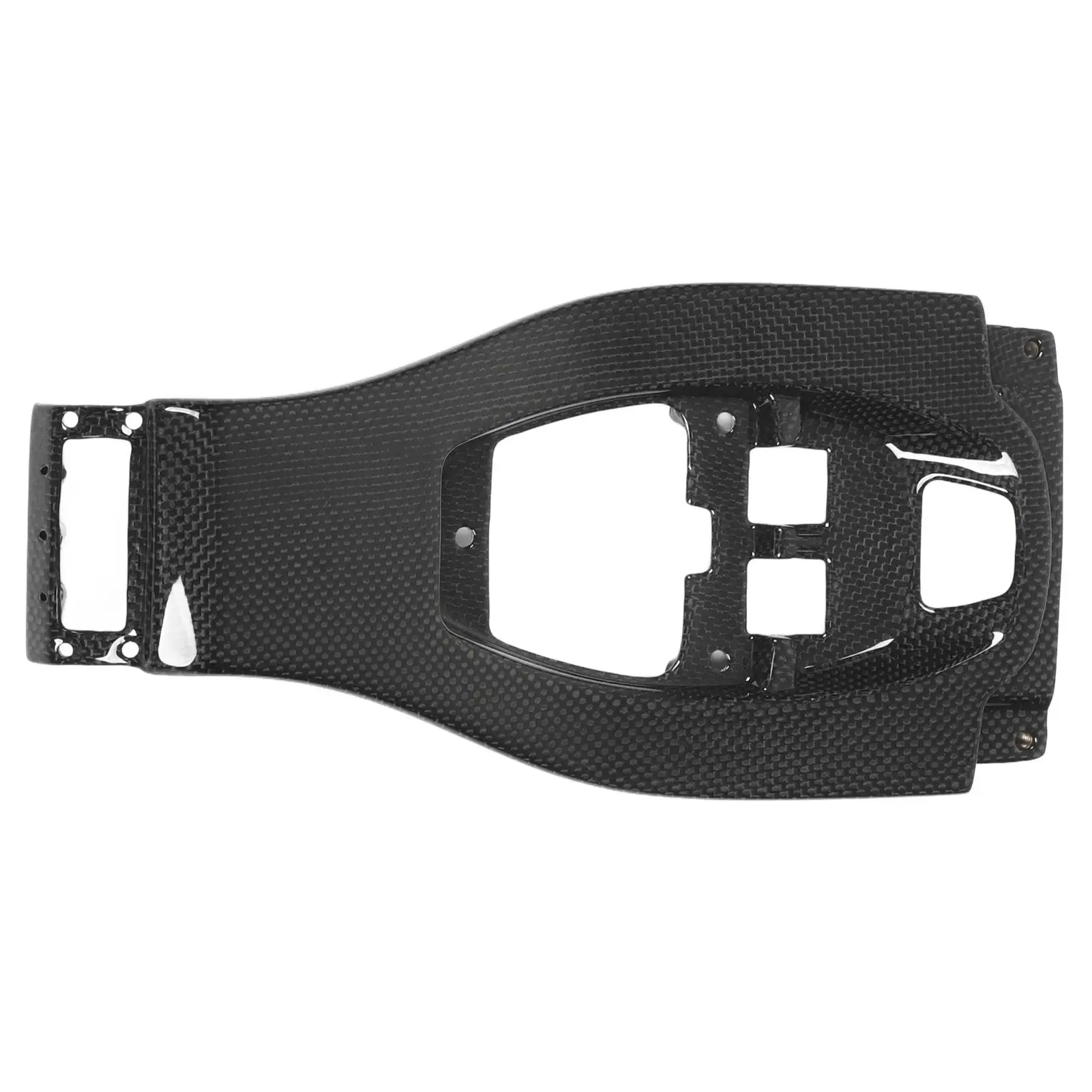 OEM Style Prepreg Dry Carbon Fiber Centre Console Switch Mounting Panel Replacement for Ferrari 458 Spider 2011 to 2015