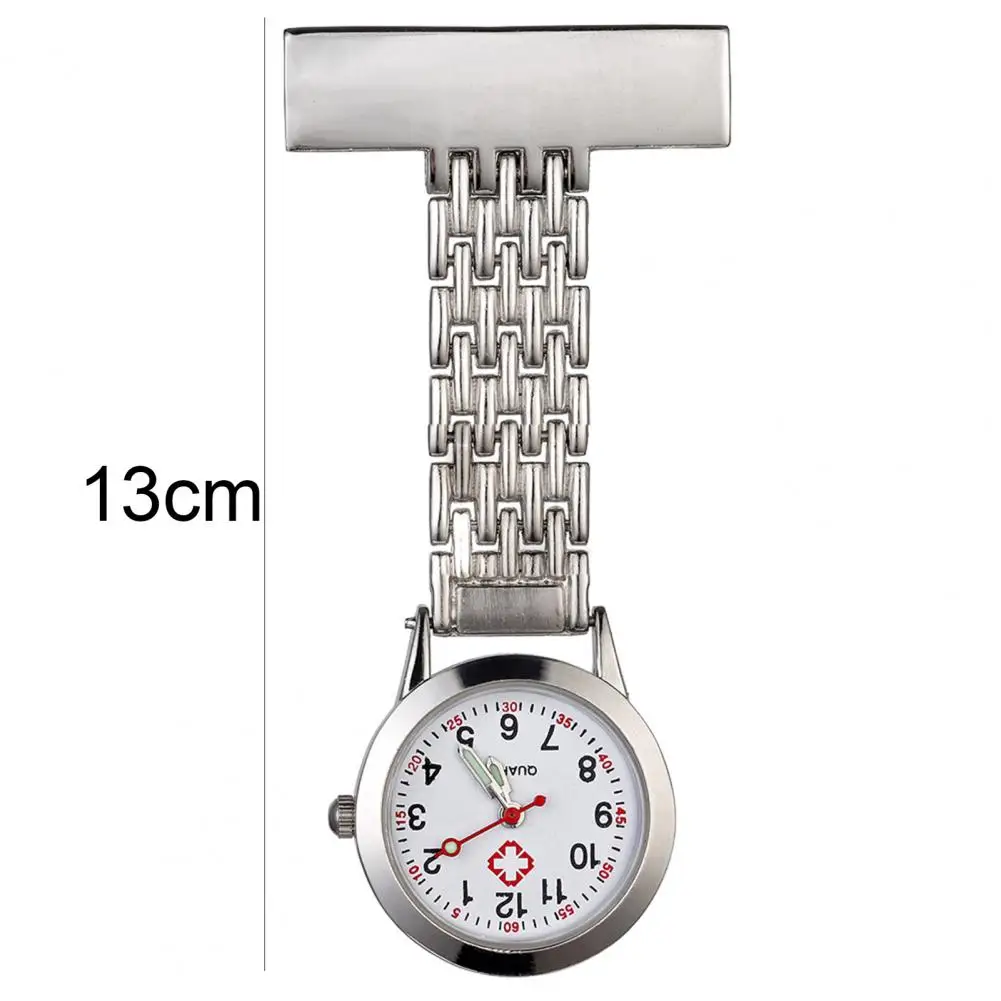 Wearable for Gift Watch Brooch Style Metal Gift Nurse Pocket for Gift