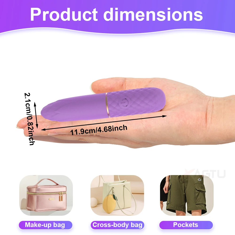 Mini Bullet Vibrator for Women Female Masturbator Clitoris Stimulator Dildo Anal Vibrator Butt Plug Adult Sex Toy for Women