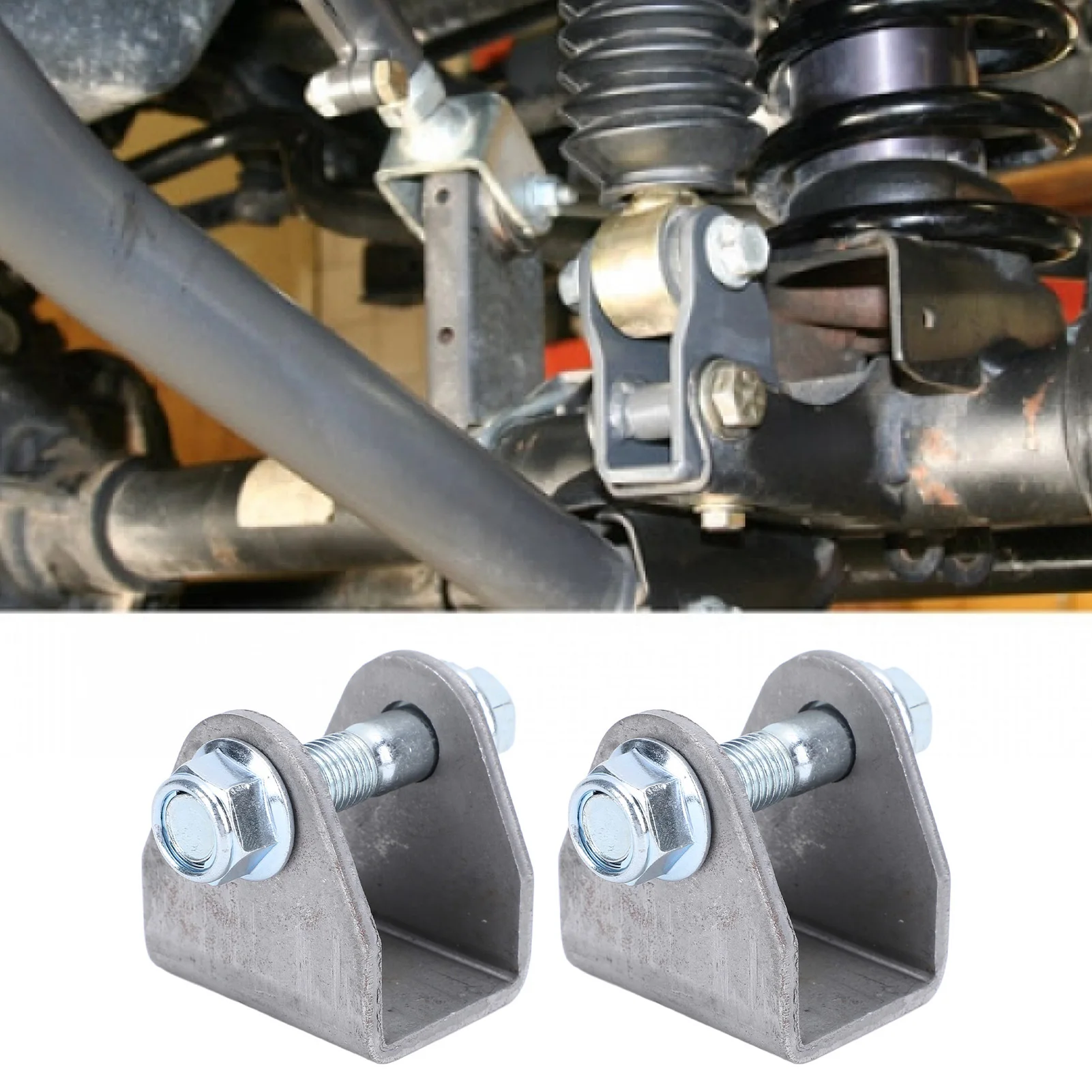 

1 Pair ATV Shock Adapter Mount with Screw Enhanced Driving Comfort Shock Mounting Bracket