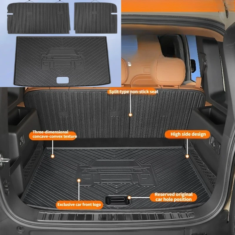 For Chery iCAR V27 / iCAUR V27 Waterproof trunk cushion three-dimensional full surround scratch resistant and wear-resistant