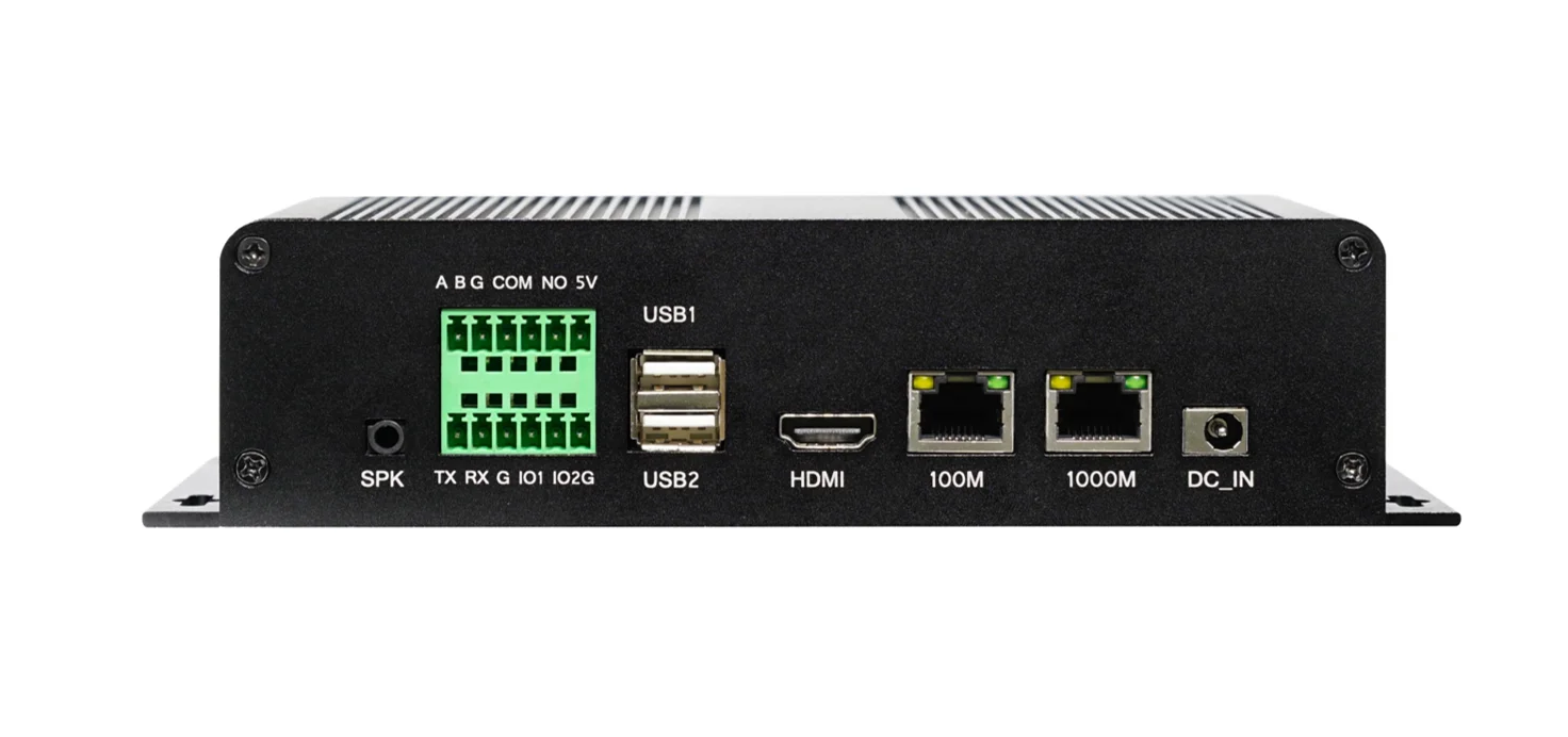 Rockchip RV1126 Quad core / Meerdere algoritmen 4-weg visuele analyse / Linux-bedieningssysteem / AI Edge Computing Box