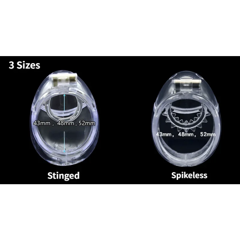 All Inclusive Egg Chastity Cage Spiked/Non-Spiked Male Ring Penis Cage Anti-Cheating Chastity Device Adult Games Men\'s Products