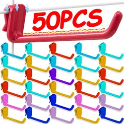 Metal Mesh Panel Hangers Clothes Wall Hanging Hooks Supermarket Display Hooking Racking Accessory Slat Household Organizers Rack
