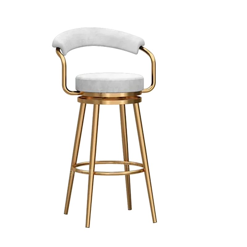 Leisure Stylish Bar Chairs Designer Support Comfortable Luxury Chairs High Bistro Modern Furniture