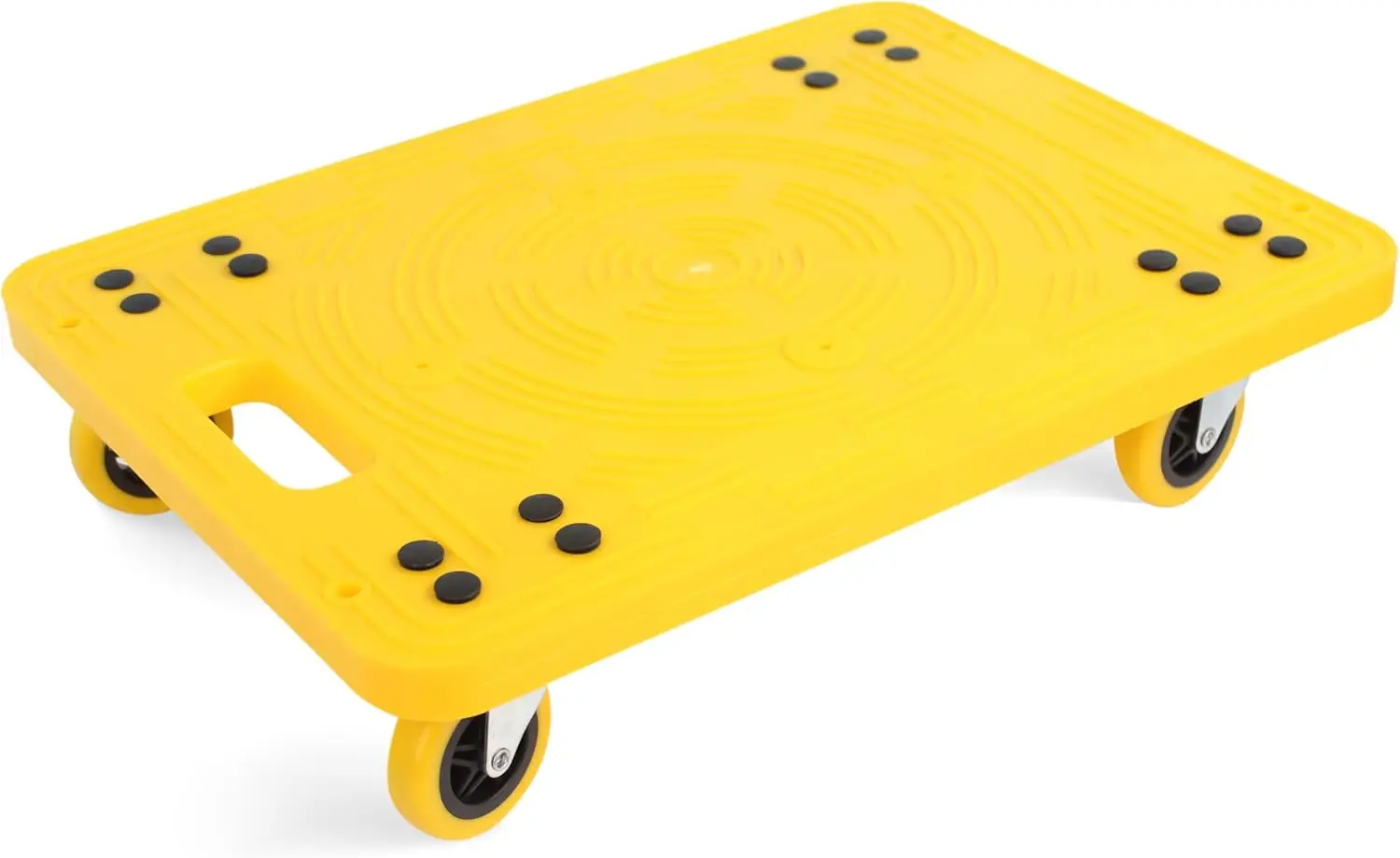 

High Visibility Yellow Movers Dolly with 4 Swivel Casters, 300-lb Capacity, 19.5" x 14.5" Platform