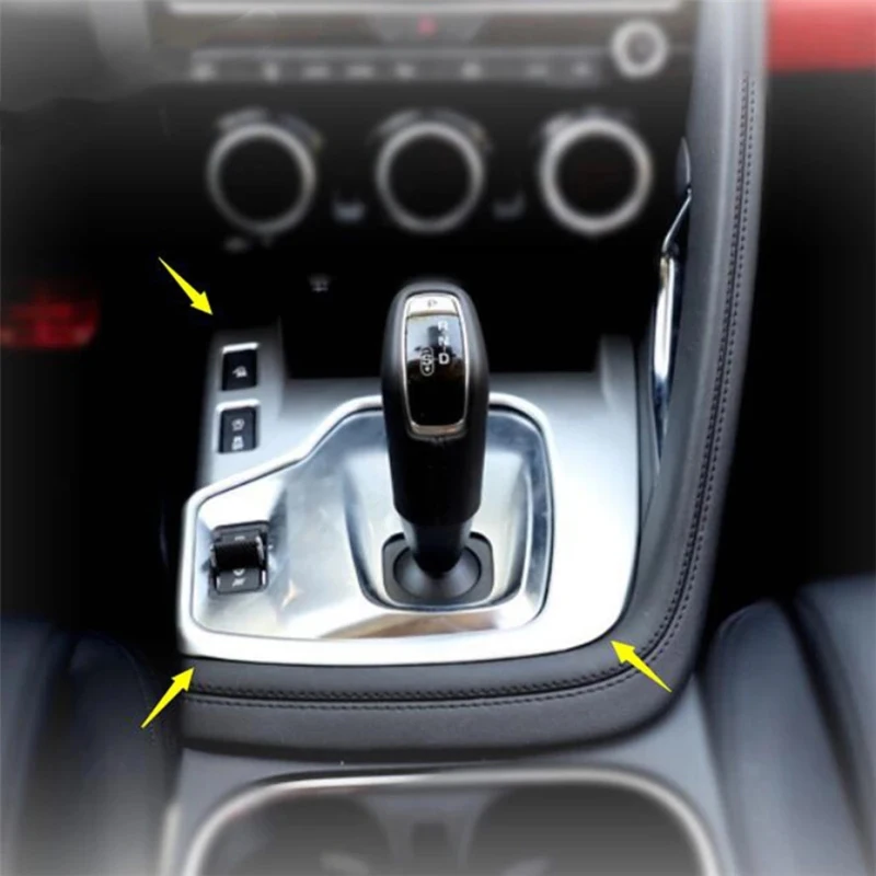 For Jaguar E-PACE 2017-2020 Accessories LHD Window Regulator Switch Inner Handle Frame Center Control Gear Box Cover Trim