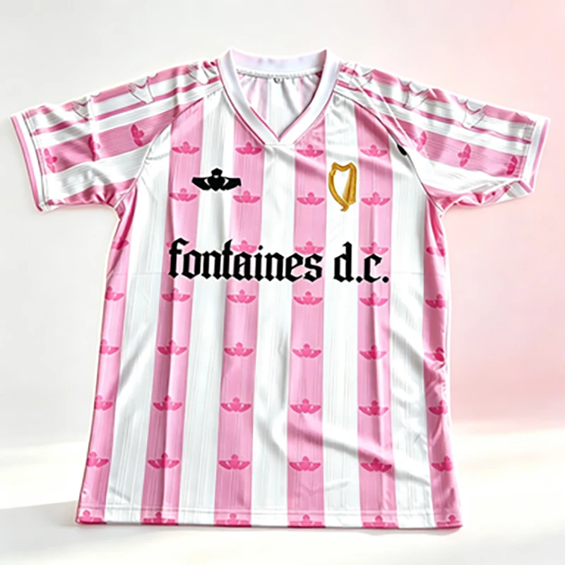Fontaines D.C. 2026 Romance Tour Jersey Men Women Quick Dry Breathable Y2k Summer Sports Oversized Casual Short Sleeve T-shirt