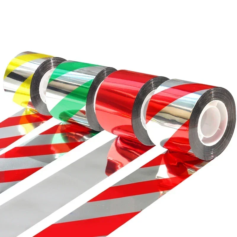 1/2 Rolls of Bird Repellent Tape, 2.4cm*50m of Bird Tape for Outdoors, Bird Reflector Tape for Gardens, Orchards, Farm Yards
