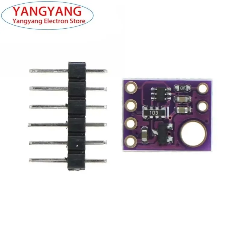 New GY-49 MAX44009 Ambient Light Sensor Module For Arduino With 4P Pin Header Module I2C IIC Output Lowest Power 1.7V-3.6V Board