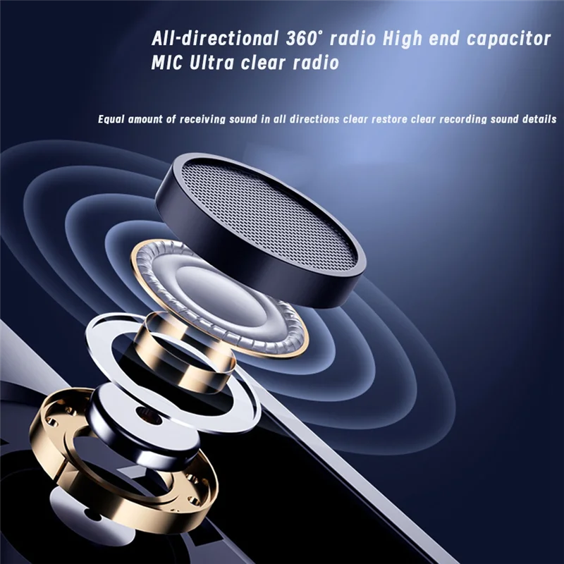 

Efficient Type-C Connector Microphone M32S LCD Screen Wireless Lavalier Noise Canceling Reverb Bluetooth Microphone
