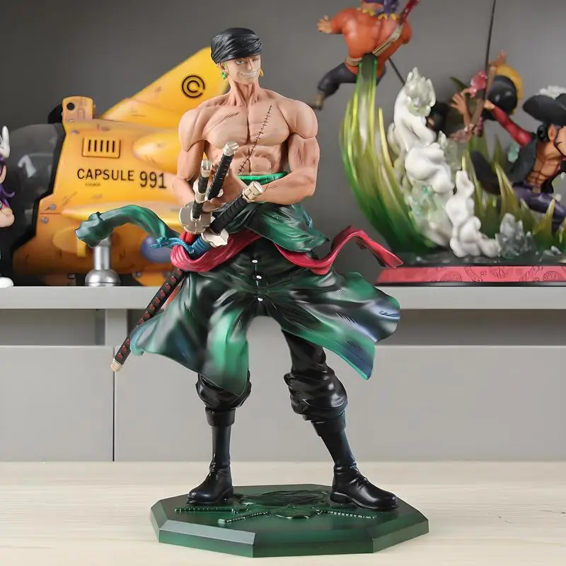 

In Stock One Piece Anime Peripheral Table Set Up Items Jinshan Soron Hand Made Model Animation Peripheral Gifts