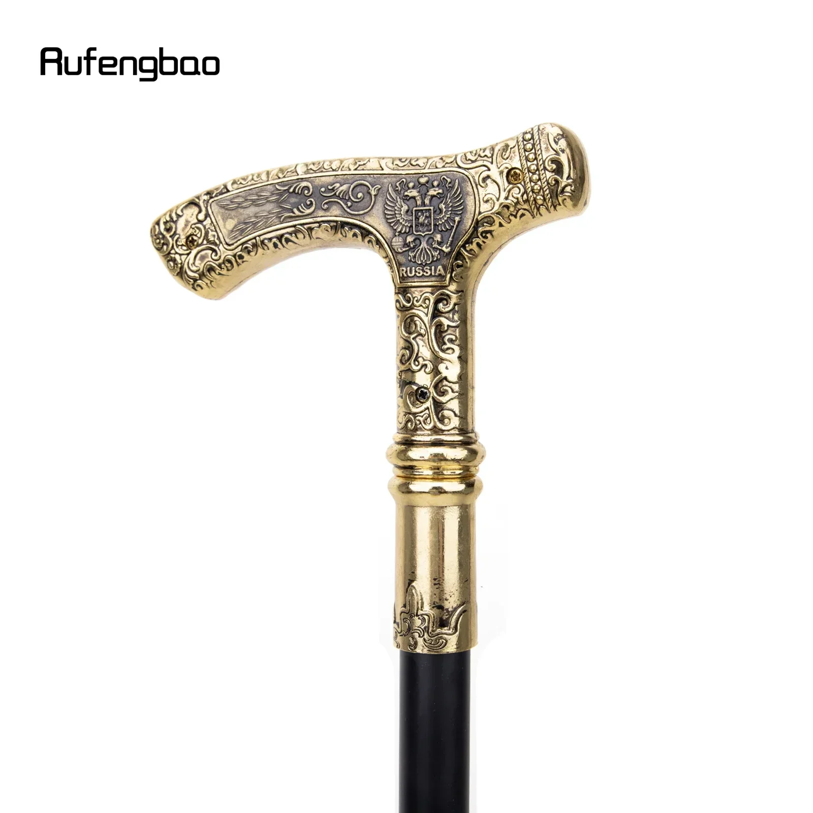 Russia Double Headed Eagle Luxury Pattern Walking Stick Party Fashion Elegant Performance stage Cane 90cm