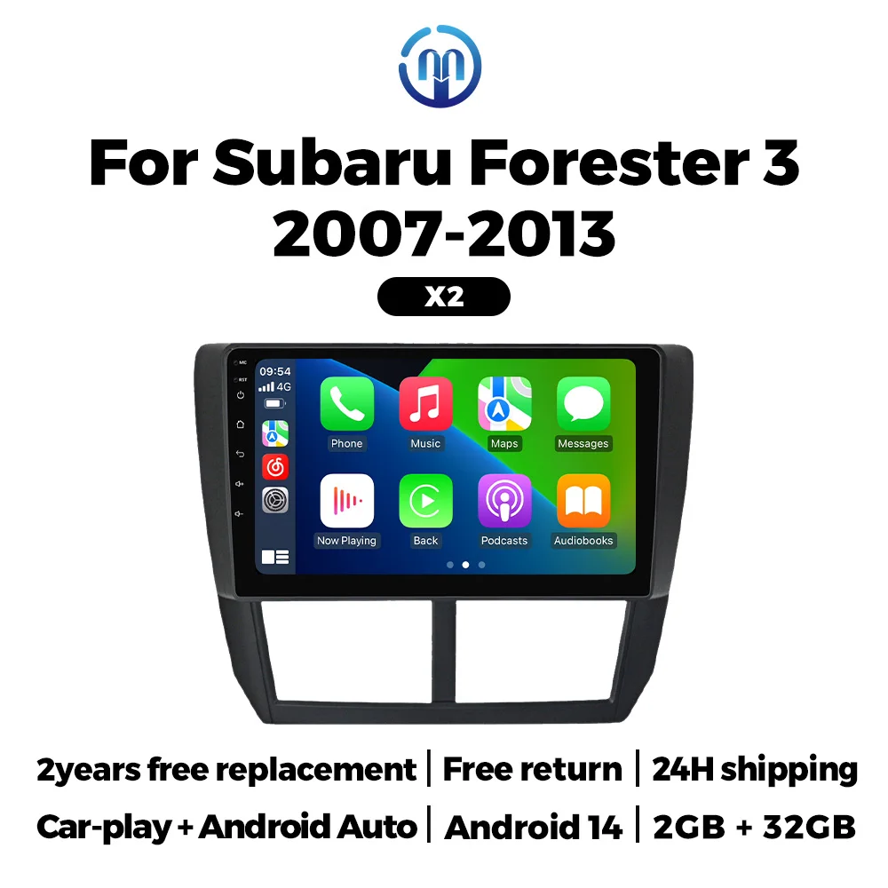 

MEKEDE&Navifly For Subaru Forester 3 SH 2007-2013 For Impreza GH GE Car Radio Multimedia GPS Player Wireless Carplay Auto Stereo