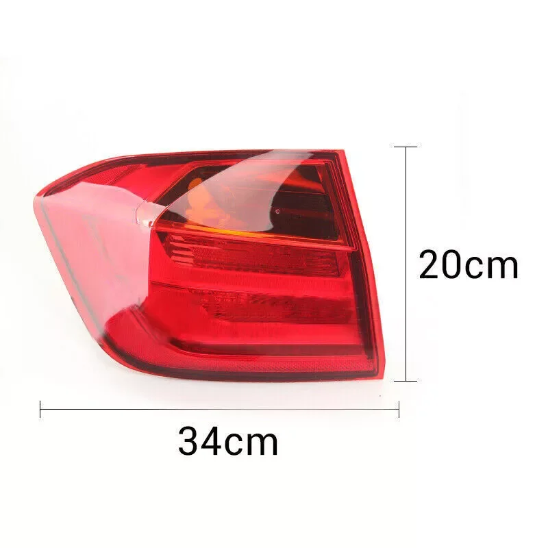 Car Rear Tail Light Brake Tail Lamp With No Bulbs 63217312845 63217312846 For BMW 3 Series F30 F35 318i 320i 2012 2013 2014 2015