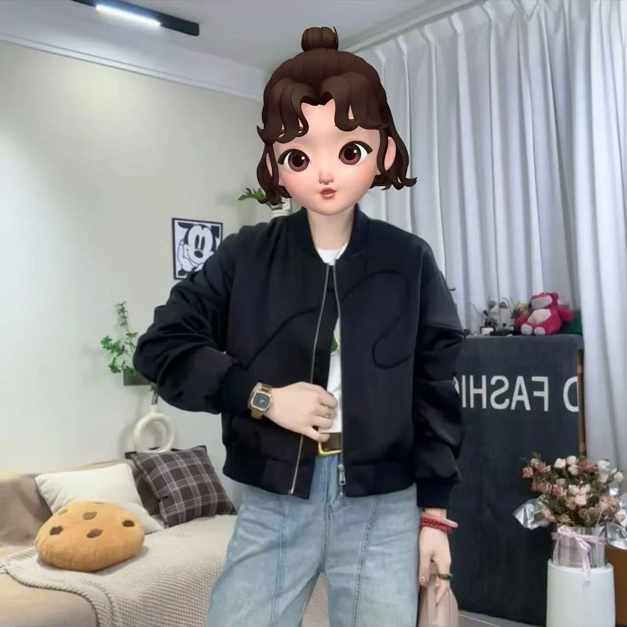 Women Casual Short Jacket 2026 Spring Autumn Loose Simple Versatile Coat Fashion Streetwear Top