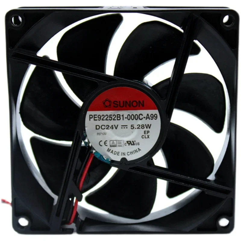 

SUNON PE92252B1-000C-G99 DC 24V 5.28W 92x92x25mm 2-Wire Server Cooling Fan