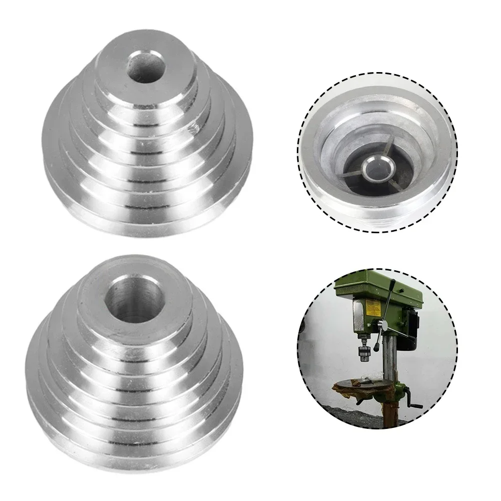 14/22mm Pagoda Pulley Wheel Transmission Wheel For Benchtop Drill Press Aluminum Belt Pulley Power Tools Drill Accessories