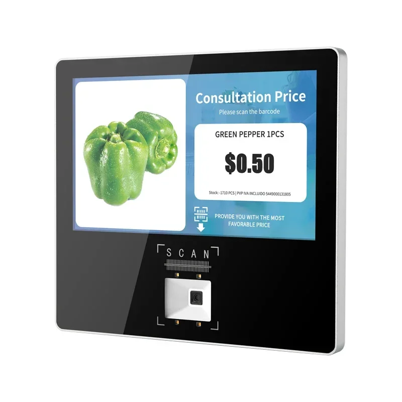 

In stock Price Checker 11.6 Inch Fast Scan Speed Barcode Scanner CE Price Checker