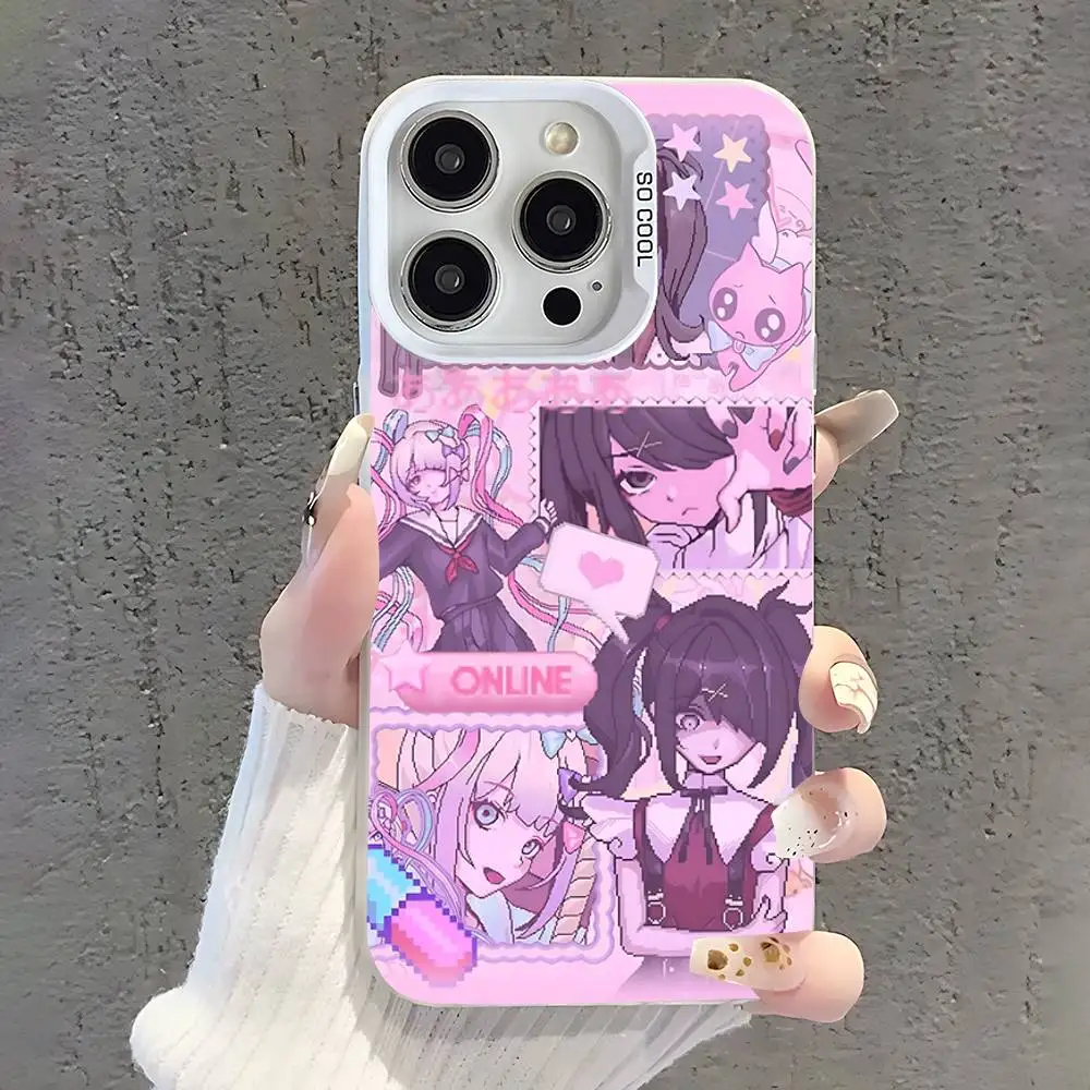 Needy Streamer O-Overload Ame chan Case iPhone 17,16,15,14,13,12,11,Pro,XS,Max,Plus,Mini,SE White Candy Matte غطاء مقاوم للصدمات
