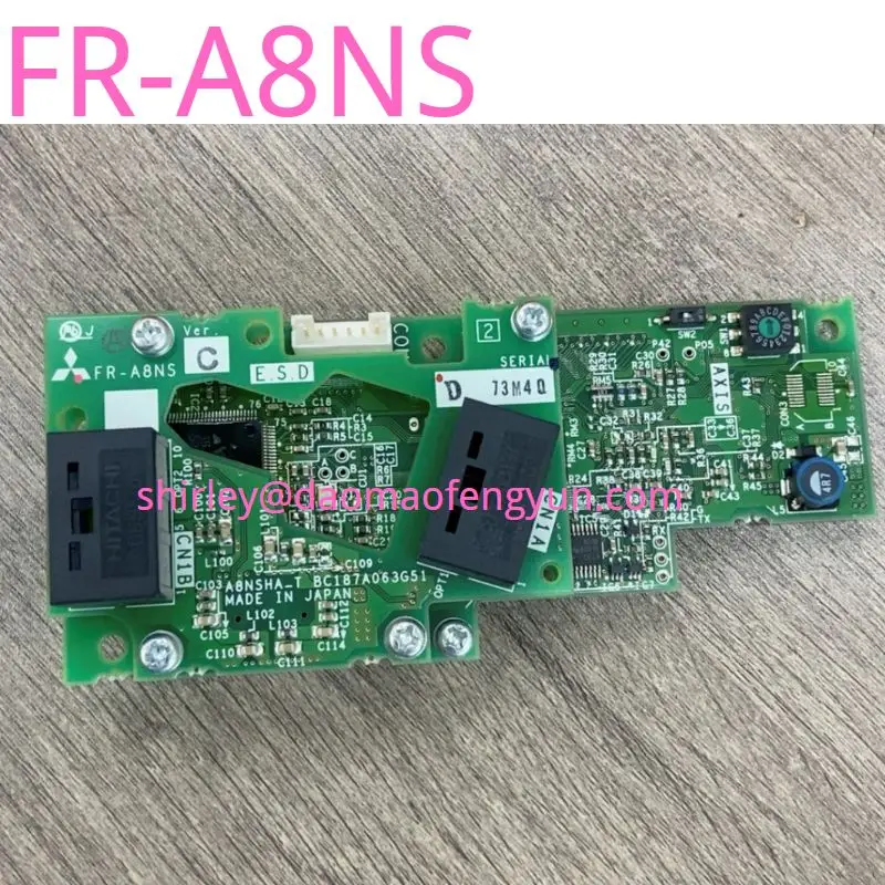 Used Original FR-A8NS frequency converter card selection communication card A8NSHA_ B BC187A063G51