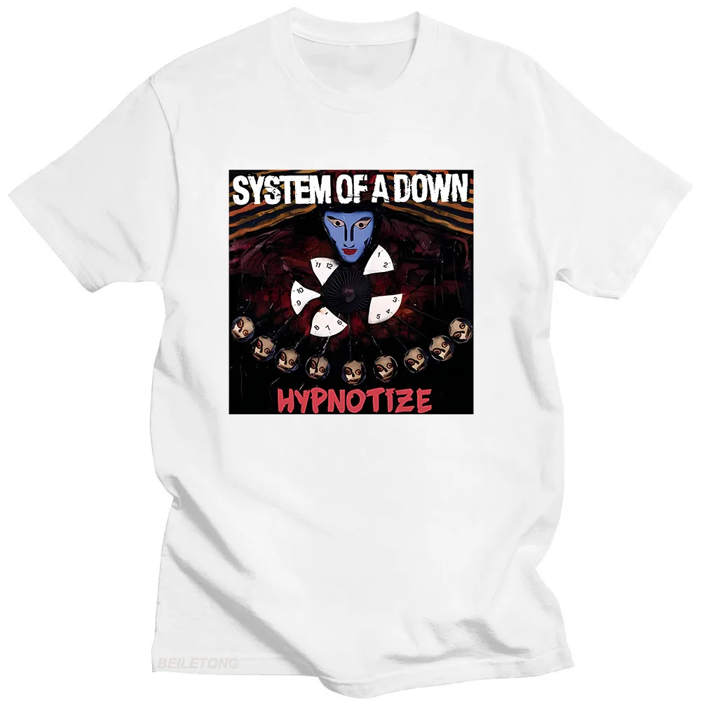 System of A Down T Shirt Short Sleeve Vintage Fashion Aesthetic Tee-shirt Summer O-neck Cotton Tshirt Ropa Mujer Comic Clothing