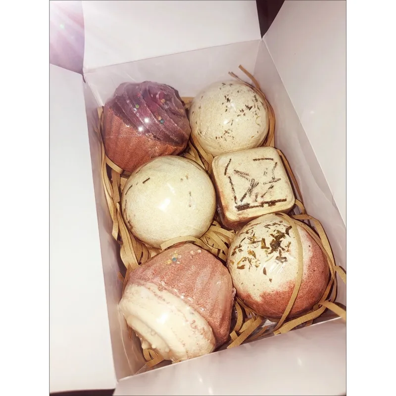 Cake Bath Salt Ball Set: Cleaning, Care, Moisturizing Bath Ball, Foot Bath Essential Oil, Bath Salt