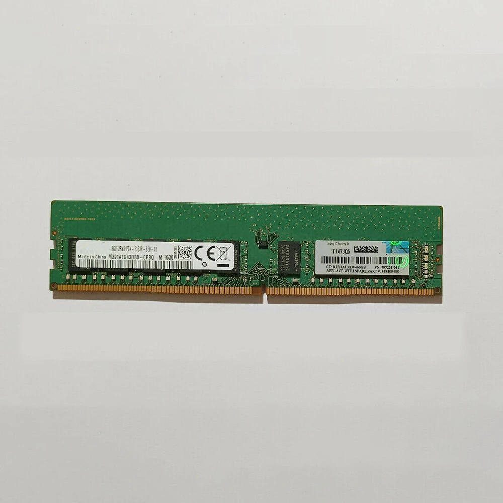 805669-B21 797258-081 RAM 8GB 2RX8 DDR4 2133 PC4-2133P ECC Server Memory High Quality Fast Ship