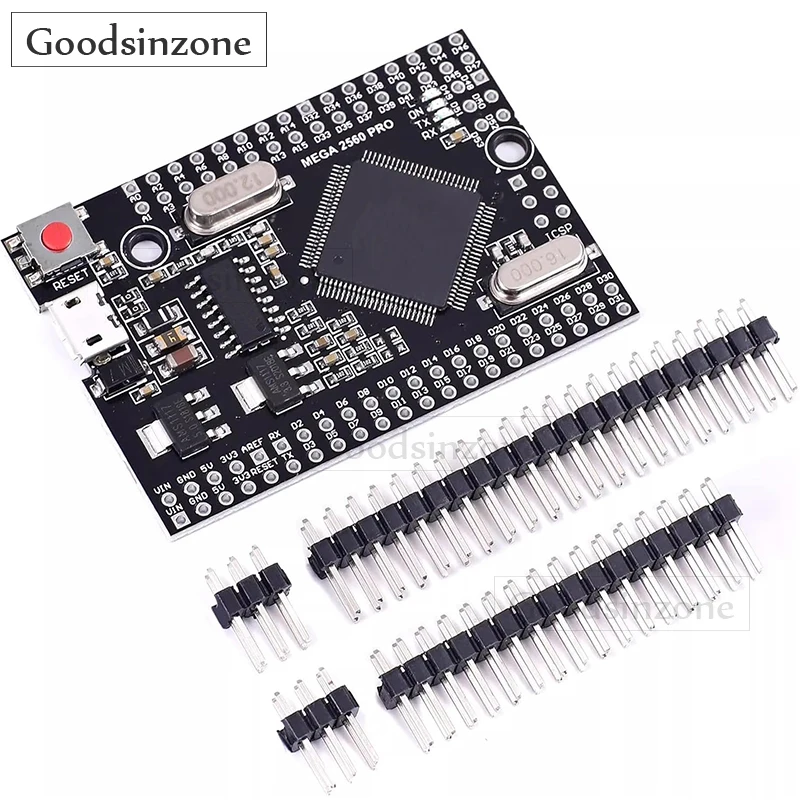 

MEGA 2560 PRO Board - Embedded ATmega2560 Board with USB-C & Pre-Soldered Headers (CH340G) for Arduino